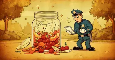 Виц: Полицай и компот