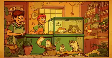 Виц: Хамстер за храна