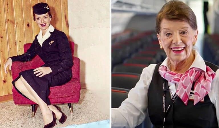 86-годишна дама стана най-възрастната стюардеса, работила повече от 60 години във въздуха